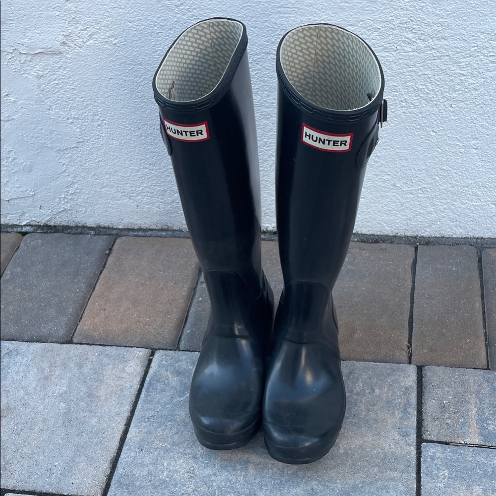 Hunter Classic Black Tall Boots